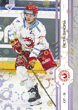 Petr Sikora Trinec Tipsport ELH 2024/25 SportZoo 2. serie Puck Marks #260
